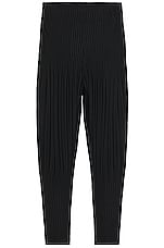 Homme Plisse Issey Miyake Basic Pant in Black, view 2, click to view large image.