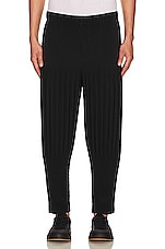 Homme Plisse Issey Miyake Basic Pant in Black, view 4, click to view large image.
