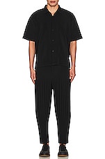Homme Plisse Issey Miyake Basic Pant in Black, view 6, click to view large image.