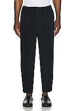 Homme Plisse Issey Miyake Pleats Pants in Black, view 4, click to view large image.