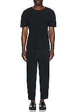 Homme Plisse Issey Miyake Pleats Pants in Black, view 6, click to view large image.