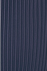 Homme Plisse Issey Miyake Pleated Pants in Blue Charcoal, view 3, click to view large image.