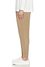 Homme Plisse Issey Miyake Pleated Pants in Cinnamon Beige, view 5, click to view large image.