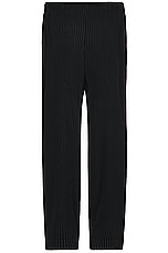 Homme Plisse Issey Miyake Pleated Pants in Black, view 2, click to view large image.