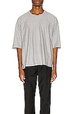 Homme Plisse Issey Miyake Release Tee in Gray, view 3, click to view large image.