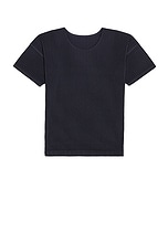 Homme Plisse Issey Miyake Short Sleeve Tee in Navy, view 1, click to view large image.