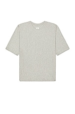 Homme Plisse Issey Miyake Release Basic Tee in Gray, view 1, click to view large image.