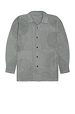 【再入荷】 Homme Plisse Issey Miyake Leno Stripe Shirt in Gray | FWRD ワンピース