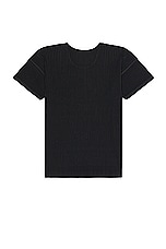 Homme Plisse Issey Miyake Basic T-shirt in Black, view 2, click to view large image.