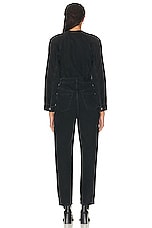 IRO Tiase Jumpsuit in Black, view 3, click to view large image.