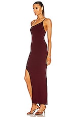 IRO Hunnie Dress in Burgundy, view 3, click to view large image.