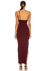 IRO Hunnie Dress in Burgundy, view 4, click to view large image.
