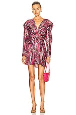 IRO Kanter Mini Dress in Mixed Pink, view 1, click to view large image.