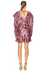 IRO Kanter Mini Dress in Mixed Pink, view 3, click to view large image.