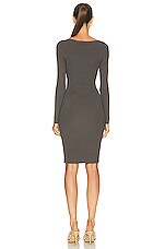 IRO Eugenia Dress in STONE GREY, view 3, click to view large image.