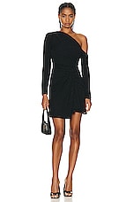 IRO Merimi Dress in Black & Lurex, view 1, click to view large image.