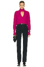 IRO Gaid Sweater in Fuchsia, view 4, click to view large image.