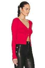 IRO Unatis Cardigan in Cardinal Red, view 2, click to view large image.