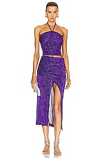 IRO Latim Skirt in Purple, view 4, click to view large image.