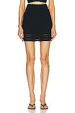 IRO Kamile Mini Skirt in Black, view 1, click to view large image.