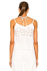 IRO Mireya Top in White, view 3, click to view large image.