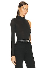 IRO Cleofe Top in BLACK, view 2, click to view large image.