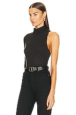 IRO Cleofe Top in BLACK, view 3, click to view large image.