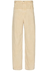 Isabel Marant Keren Slouchy Denim Jean in Ecru, view 1, click to view large image.