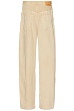 Isabel Marant Keren Slouchy Denim Jean in Ecru, view 2, click to view large image.