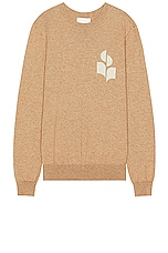 Isabel Marant Evans Iconic Sweater in Camel, view 1, click to view large image.