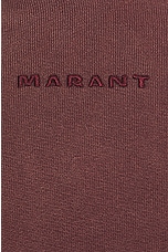 Isabel Marant Watson Modern Jacket in Burgundy, view 3, click to view large image.