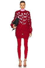 Isabel Marant Fibby Tights in Red, view 4, click to view large image.