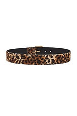 Isabel Marant Dela Belt in Leopard, view 2, click to view large image.