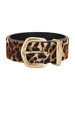 Isabel Marant Dela Belt in Leopard, view 3, click to view large image.