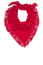 Isabel Marant Zila Scarf in Red, view 1, click to view large image.