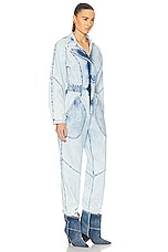 Isabel Marant Kimea Jumpsuit in Light Blue, view 2, click to view large image.