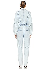 Isabel Marant Kimea Jumpsuit in Light Blue, view 3, click to view large image.