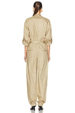 Isabel Marant Jocelyne Jumpsuit in Khaki, view 3, click to view large image.
