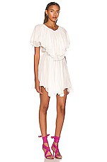 Isabel Marant Amelie Dress in White, view 2, click to view large image.