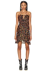 Isabel Marant Presly Dress in Black, view 1, click to view large image.
