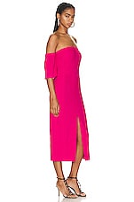 Isabel Marant Stony Modern Flou Dress in Fuchsia, view 2, click to view large image.