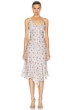 Isabel Marant Lucia Printed Flou Dress in Ecru, view 1, click to view large image.