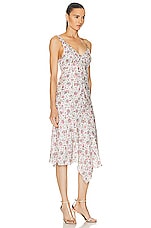 Isabel Marant Lucia Printed Flou Dress in Ecru, view 2, click to view large image.