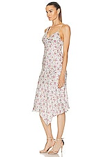 Isabel Marant Lucia Printed Flou Dress in Ecru, view 3, click to view large image.