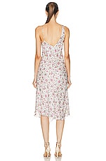Isabel Marant Lucia Printed Flou Dress in Ecru, view 4, click to view large image.