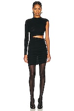 Isabel Marant Polly Dress in Black, view 1, click to view large image.