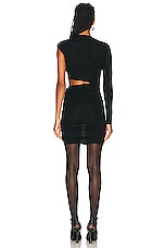 Isabel Marant Polly Dress in Black, view 4, click to view large image.