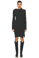 Isabel Marant Marina Dress in Anthracite, view 2, click to view large image.