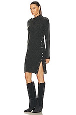 Isabel Marant Marina Dress in Anthracite, view 4, click to view large image.