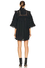 Isabel Marant Zakae Dress in Black, view 3, click to view large image.